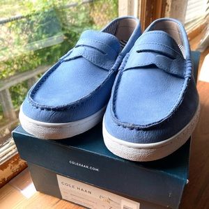 Cole Haan Nantucket II loafers. powder blue. Sz 7